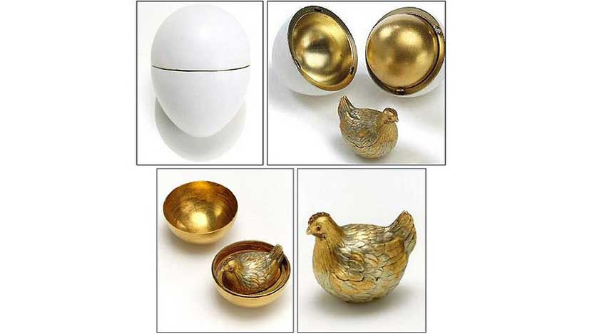 Huevo de la Gallina | Primer Huevo de Fabergé en 1885